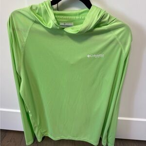 Columbia Green Long Sleeve Hoodie